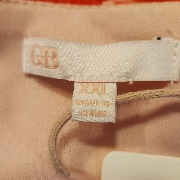 Gianni Bini Orange Floral Tropical Cut Out Tie Front Mini Dress XXL NWT (4697) - Picture 6 of 9